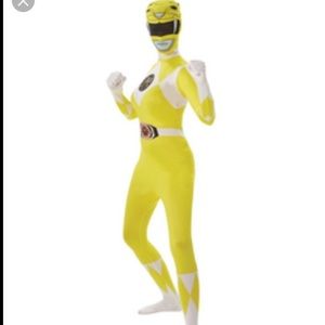 Yellow Power Rangers Costume